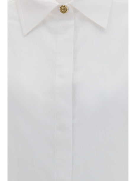 Balmain Cotton poplin Shirt - Blanc Optique