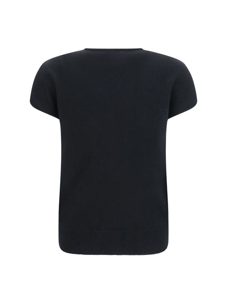 Balmain Sleeveless wool and cashmere Sweater - Noir