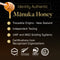Manuka South UMF 24+ MGO1123 Raw Manuka Honey 340g - Pure New Zealand Honey, Sugar Substitute [EXP 11/2025]