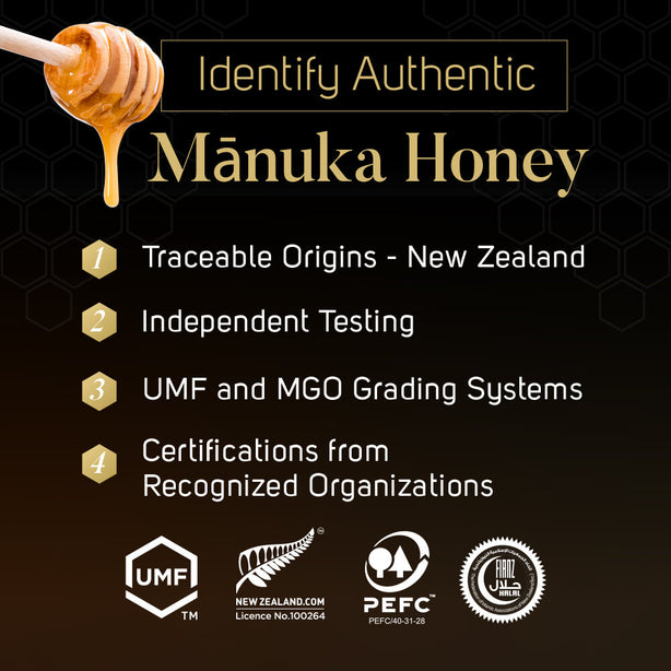 Manuka South UMF 24+ MGO1123 Raw Manuka Honey 340g - Pure New Zealand Honey, Sugar Substitute [EXP 11/2025]