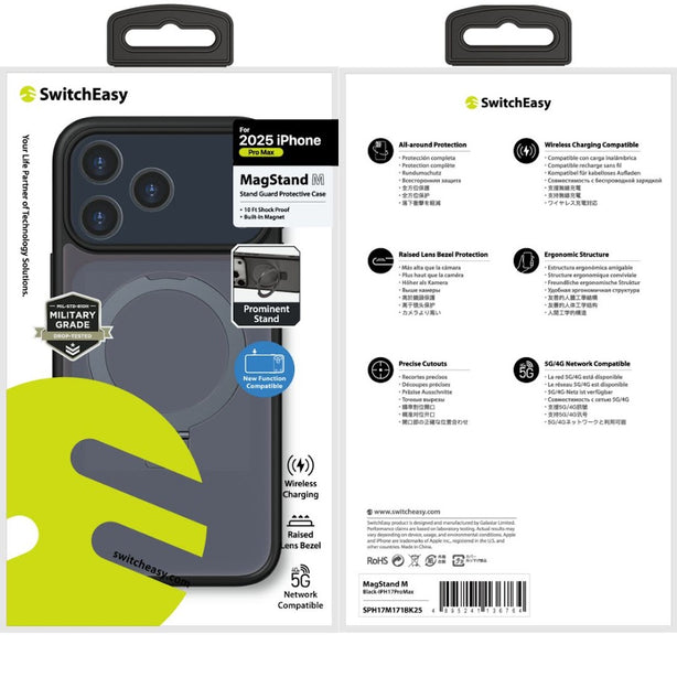 SwitchEasy MagStand M Stand Guard Protective Case for iPhone 17 Pro Max