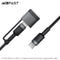 Acefast C22-05 MAG3 2-in-1 Charging Data Cable - Black