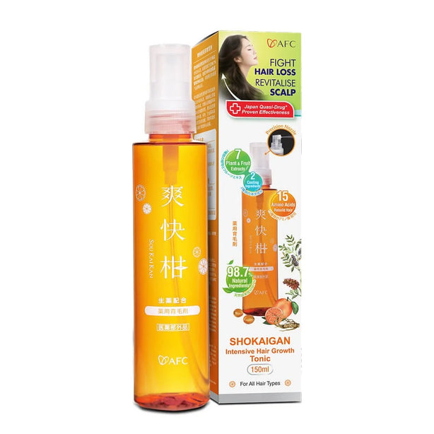 AFC Shokaigan Hair Growth Tonic Anti Hair Loss Promote Scalp Health 150ml