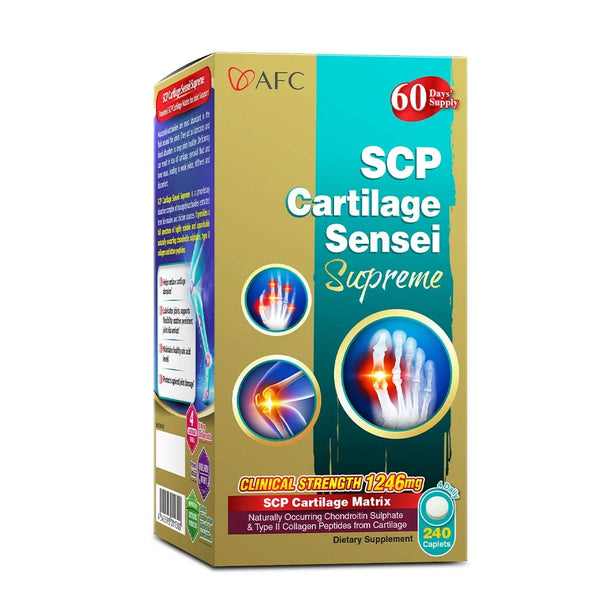 AFC SCP Cartilage Sensei Supreme Joint & Bone Pain & Healthy Uric Acid Level for Gout