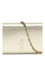 Christian Louboutin Bettina Clutch in laminated leather - Platine/Gold