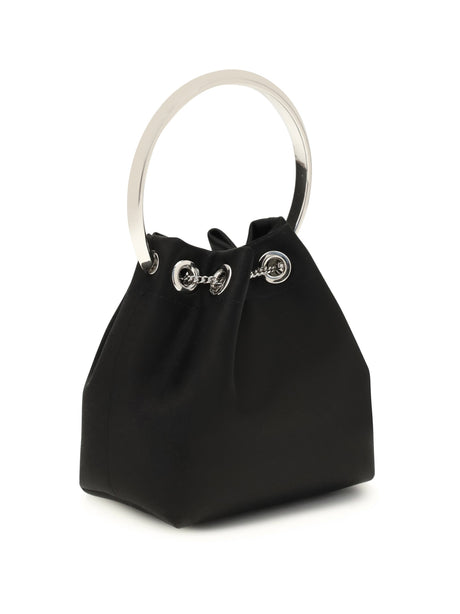 Jimmy Choo Bon Bon Bucket Bag - Black/Silver
