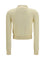 Self-Portrait Floral embroidered knit Cardigan - Yellow