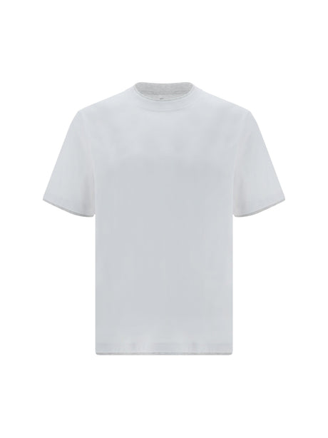 Brunello Cucinelli Cotton T-shirt - Bianco+Perla