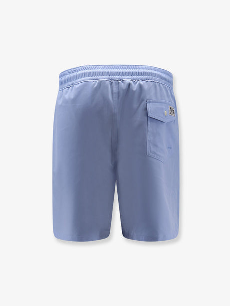 Polo Ralph Lauren Nylon swim trunks with embroidered logo - Austin Blue