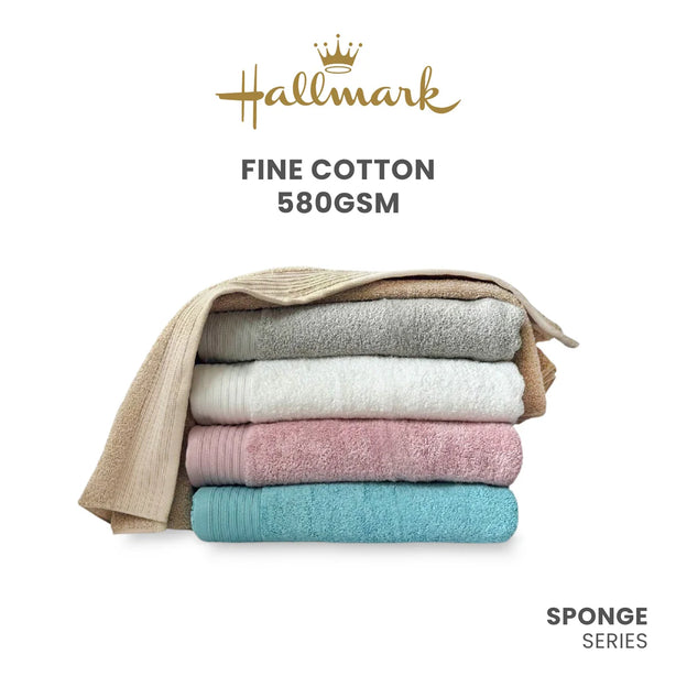 Hallmark Pure Cotton Sponge Weaved Towel Bundle Set