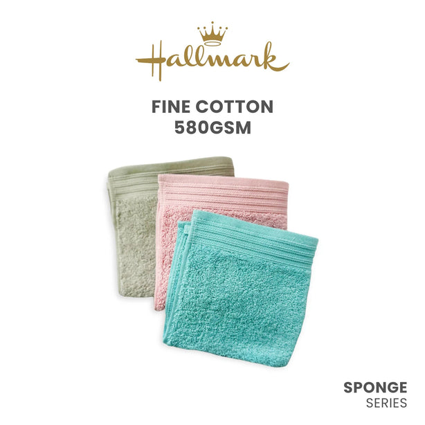 Hallmark Pure Cotton Sponge Weaved Towel Bundle Set