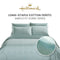 Hallmark Simplicity Premium Cotton 1200TC Dobby Bed Linen - Meander Blue