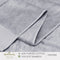 Hallmark Bamboo Cotton Turkish Jacquard Border Towel