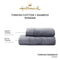 Hallmark Bamboo Cotton Turkish Jacquard Border Towel