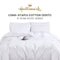 Hallmark 5-Star Hotel Long-Staple Cotton 1200TC Plain Bed Linen - White