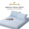 Hallmark Classix Smooth Lyocell 1200TC Plain Fitted Sheet Set - Sky Blue
