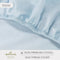 Hallmark Classix Smooth Lyocell 1200TC Plain Fitted Sheet Set - Sky Blue