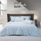 Hallmark Classix Smooth Lyocell 1200TC Plain Fitted Sheet Set - Sky Blue