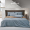 Hallmark Classix Lyocell 1200TC Plain Full Set Bed Linen - Grey