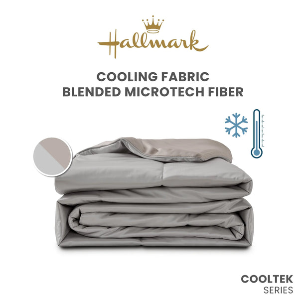 Hallmark CoolTek Fabric Soft-Fiber Quilted Blanket