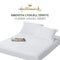 Hallmark Classix Smooth Lyocell 1200TC Plain Fitted Sheet Set - Snow