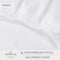 Hallmark Classix Smooth Lyocell 1200TC Plain Fitted Sheet Set - Snow