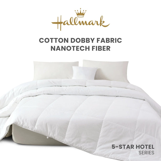 Hallmark 5-Star Hotel Down-Proof Dobby Comfy Fiber Quilt