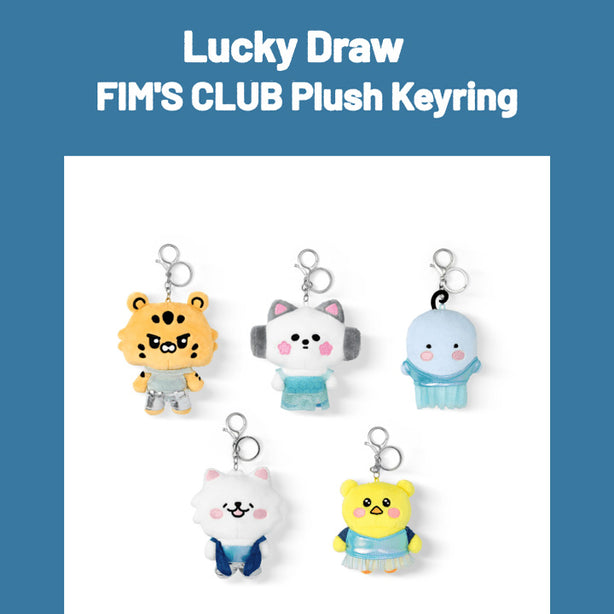 Lucky Draw FIM'S CLUB Plush Keyring (International Shipping)