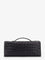 Bottega Veneta Andiamo Leather Clutch with Intrecciato Pattern - Black-M Brass
