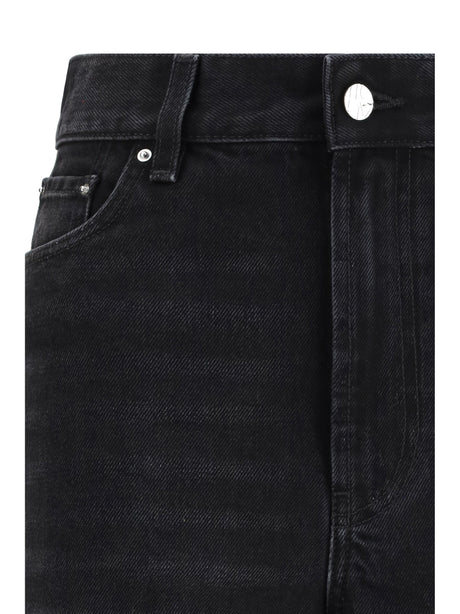 Toteme Wide-leg Jeans - Faded Black