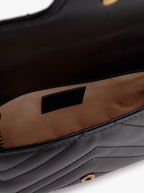 Gucci GG Marmont Mini Leather crossbody bag - Nero