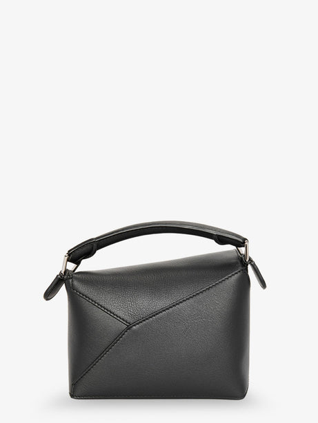 Loewe Puzzle Edge Leather Handbag - Black