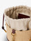 Chloe' Chloé Charms natural fibers bucket bag - Craftybrown