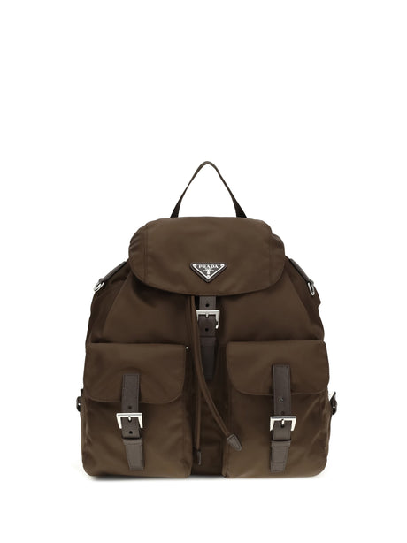 Prada Medium Re-Nylon Backpack - Bruciato