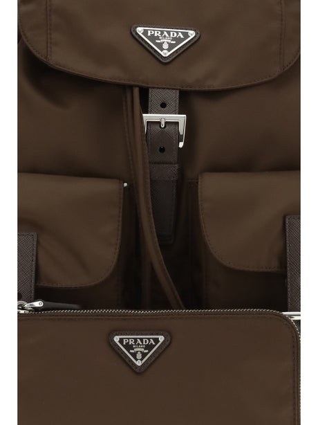 Prada Medium Re-Nylon Backpack - Bruciato