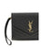Saint Laurent Leather Clutch - Black