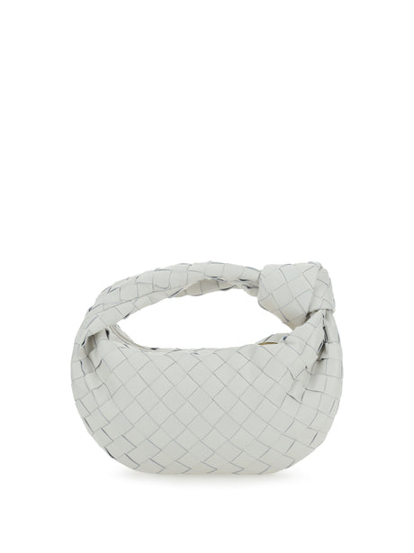 Bottega Veneta Jodie mini Handbag - Chalk-Gold