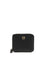 Pinko Leather zip-around Wallet - Black-Antique Gold