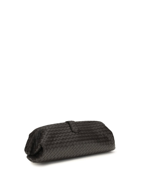 Bottega Veneta Lauren 1979 Clutch - Espresso-Brass V