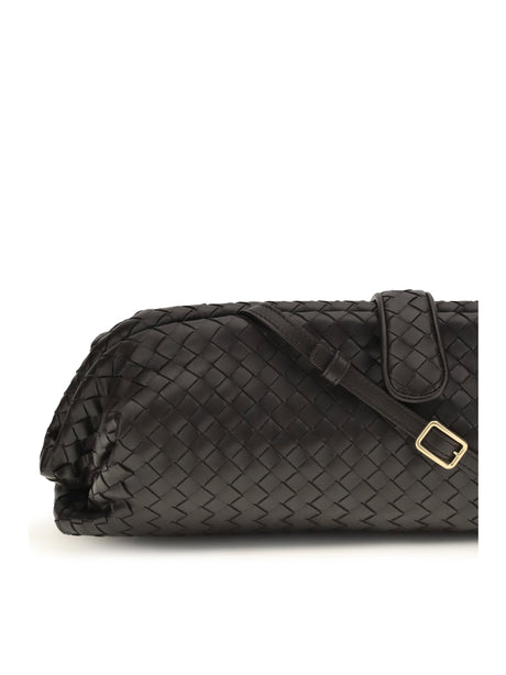 Bottega Veneta Lauren 1979 Clutch - Espresso-Brass V