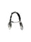 Alexander Mcqueen Double-wrap Skull Scarf Bracelet - Black/White/Silver