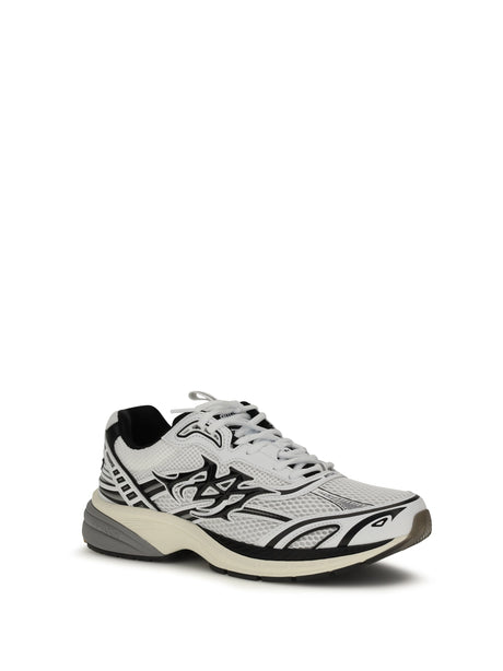 Amiri M Tech logo Sneakers - White Black