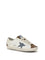 Golden Goose Super Star Sneakers - White/Brown/Blue Denim/Cream