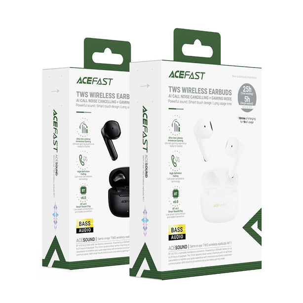 Acefast W11 Semi-In-Ear True Wireless Earbuds