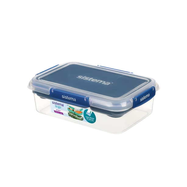 SISTEMA® 2.2L Rectangle Stax™ TO GO™ - Ocean Blue