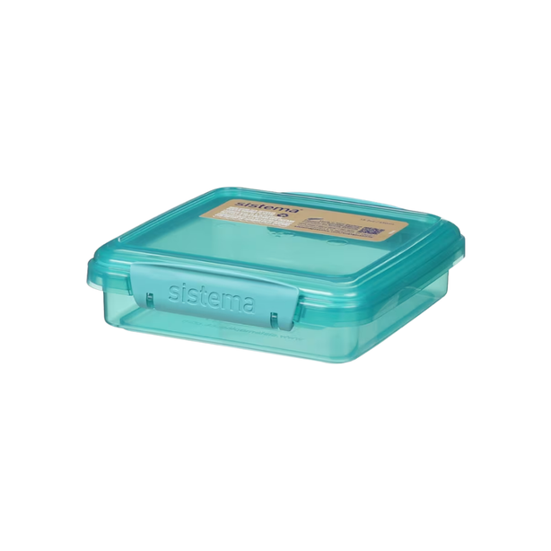 SISTEMA® 450ml Sandwich Box - Teal Stone