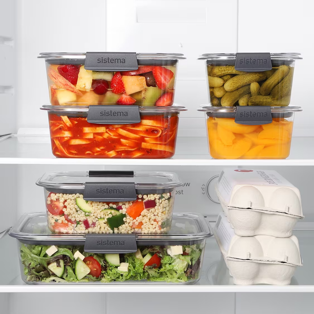 SISTEMA® 380ml Brilliance™ Rectangle Food Storage Container - Small