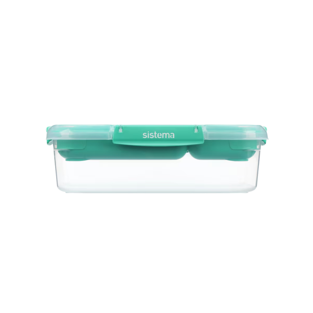 SISTEMA® 2.2L Rectangle Stax™ TO GO™ - Minty Teal