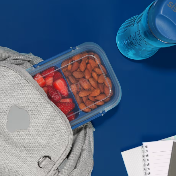 SISTEMA® 1L Rectangle Stax™ TO GO™ - Ocean Blue