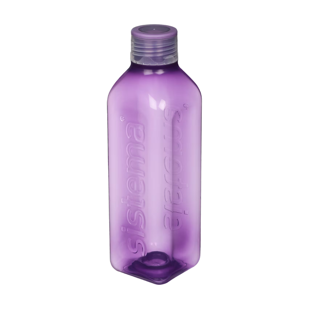 SISTEMA® 1L Square Bottle - Misty Purple